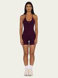 The Bare Hip Tank Plum