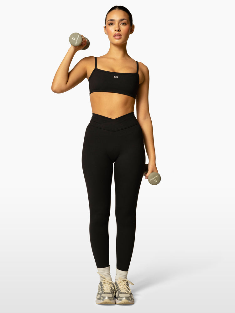 The V Legging / Black