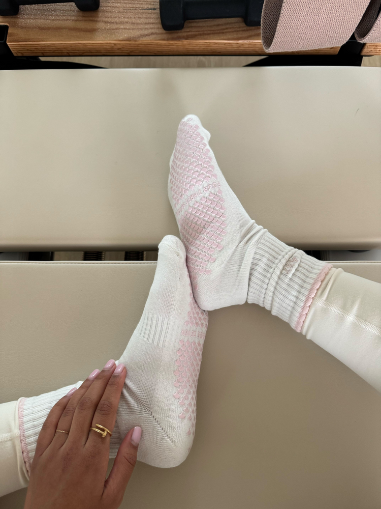 The Reformer Sock / White