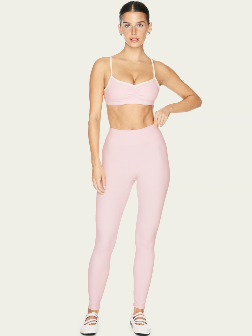 The Ballet Bra Powder Pink & Cream
