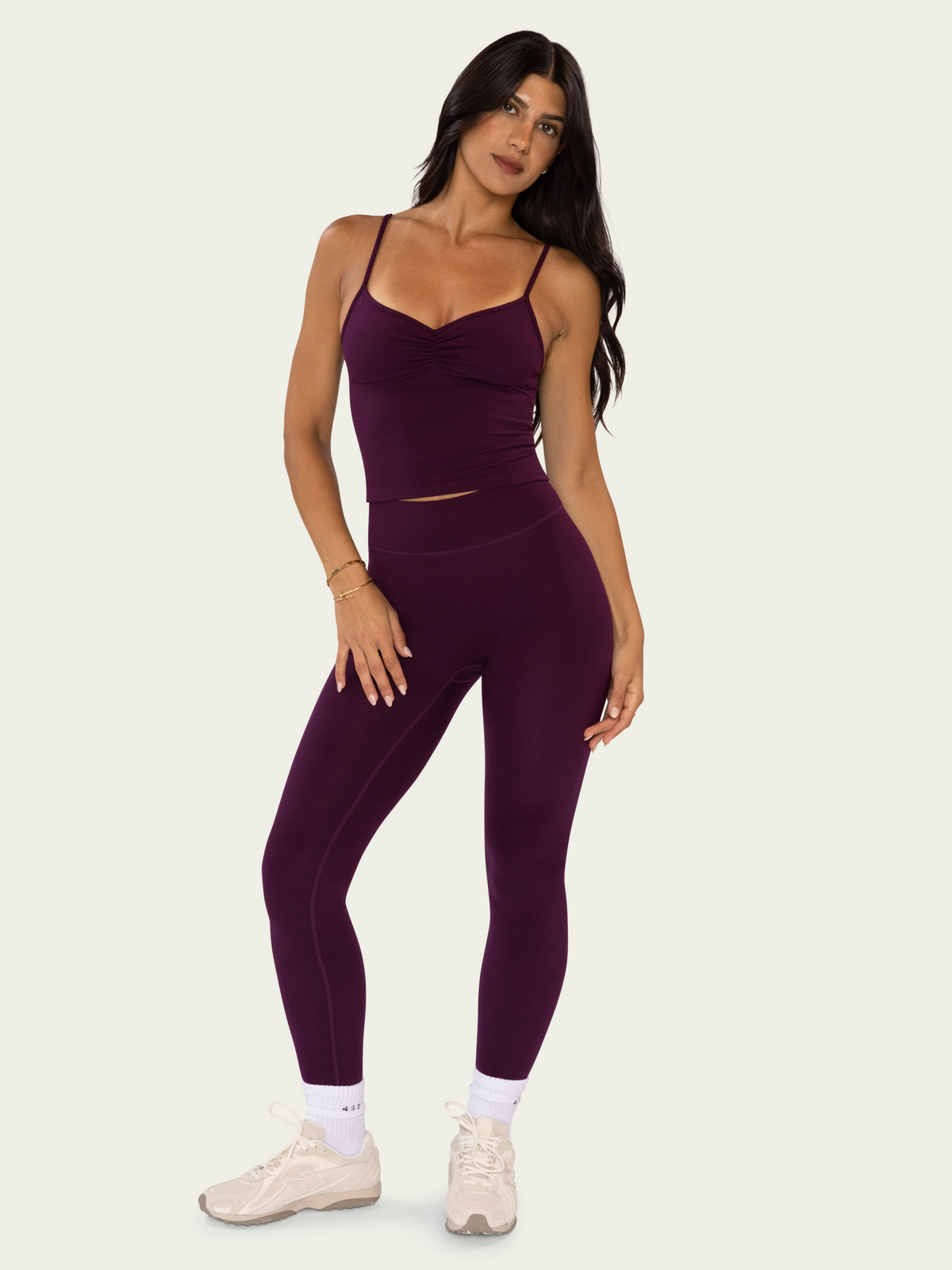 The Ballet Tank Plum