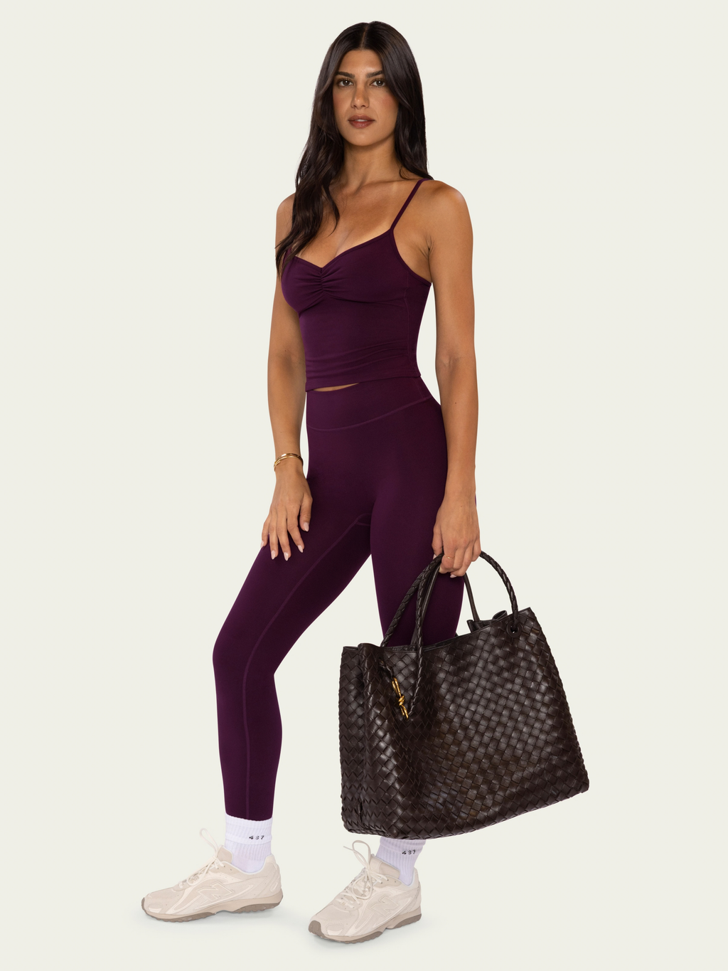 The Ballet Tank Plum
