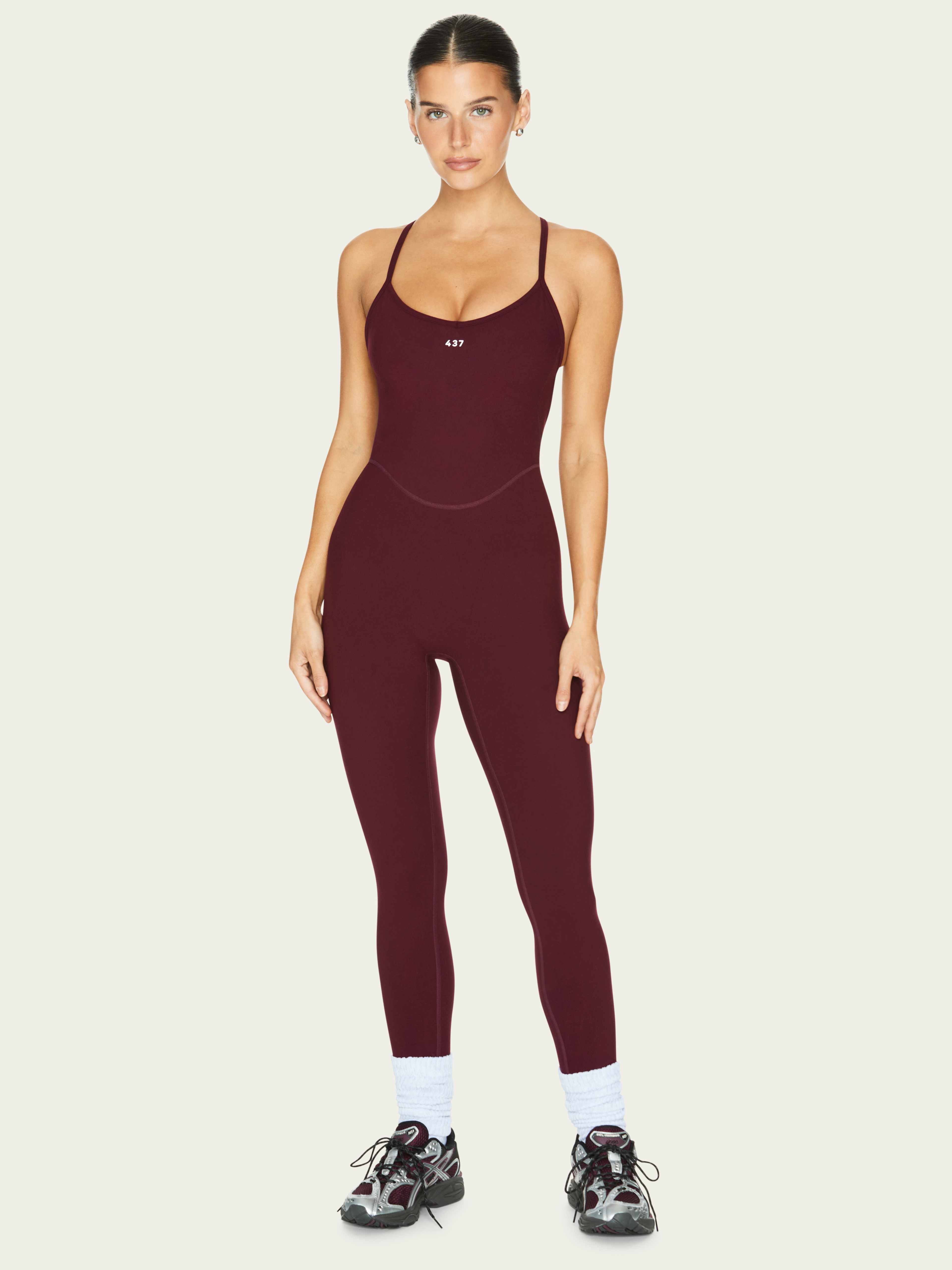 The Bare Onesie Black Cherry