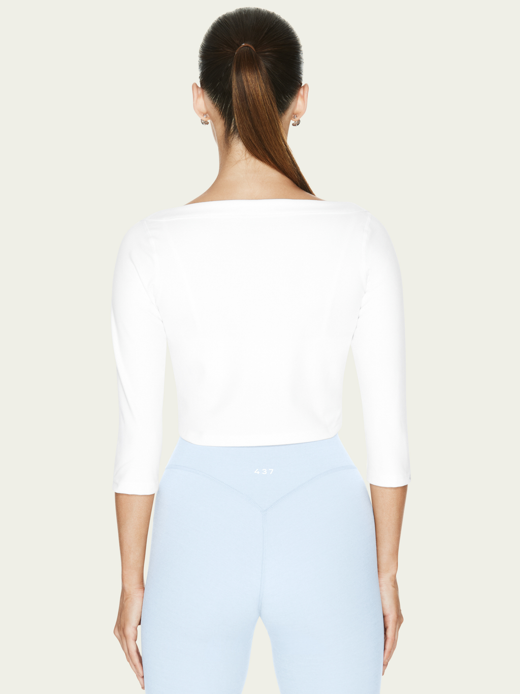 The Cropped Cardigan White