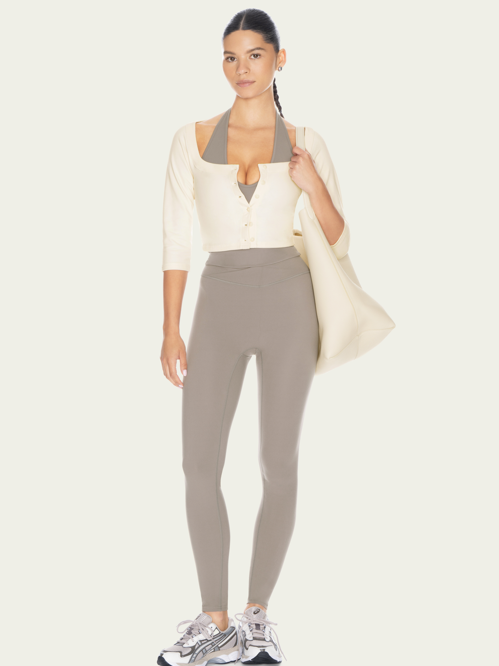 The Cropped Cardigan Cream