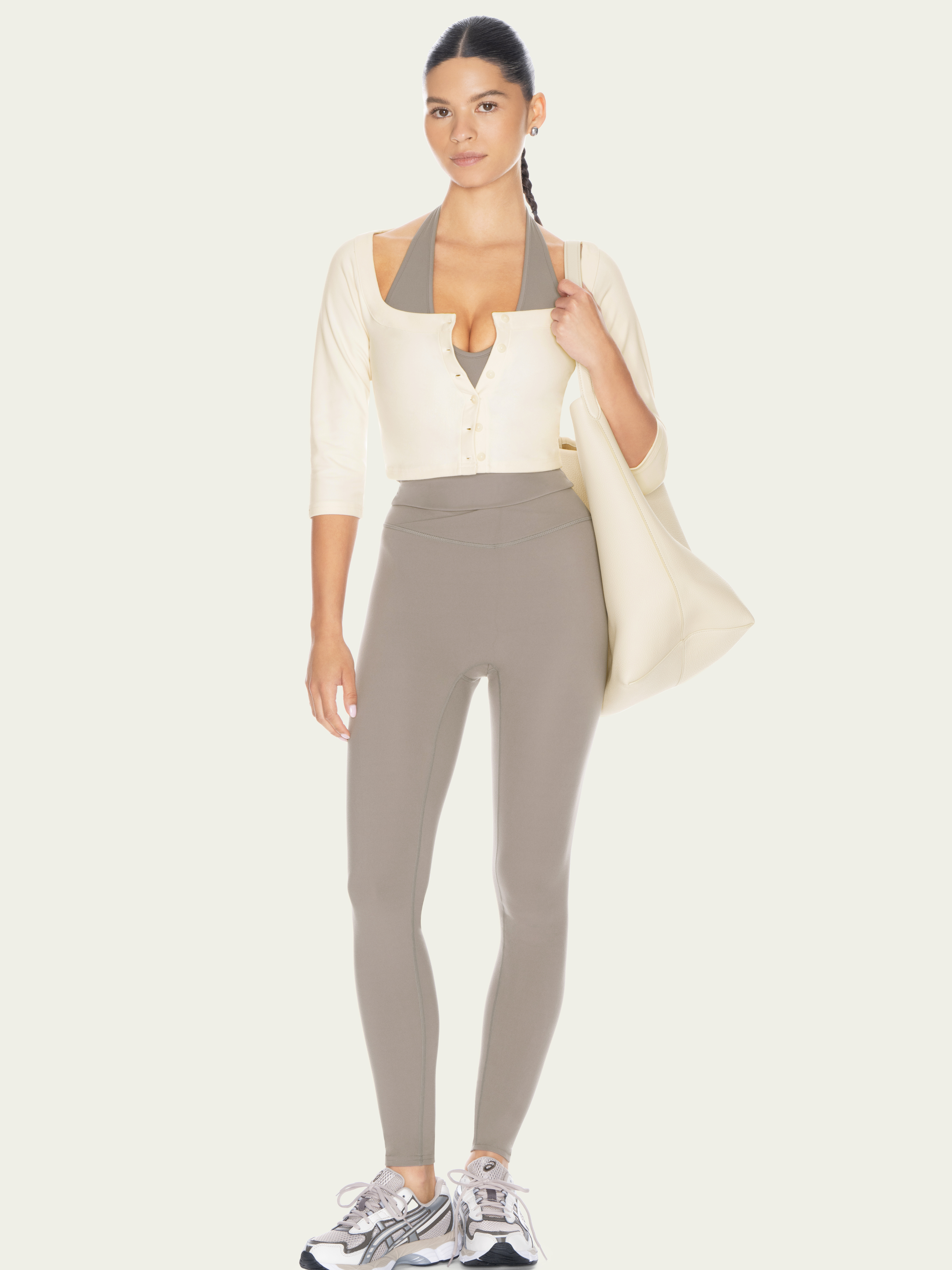 The Cropped Cardigan Cream