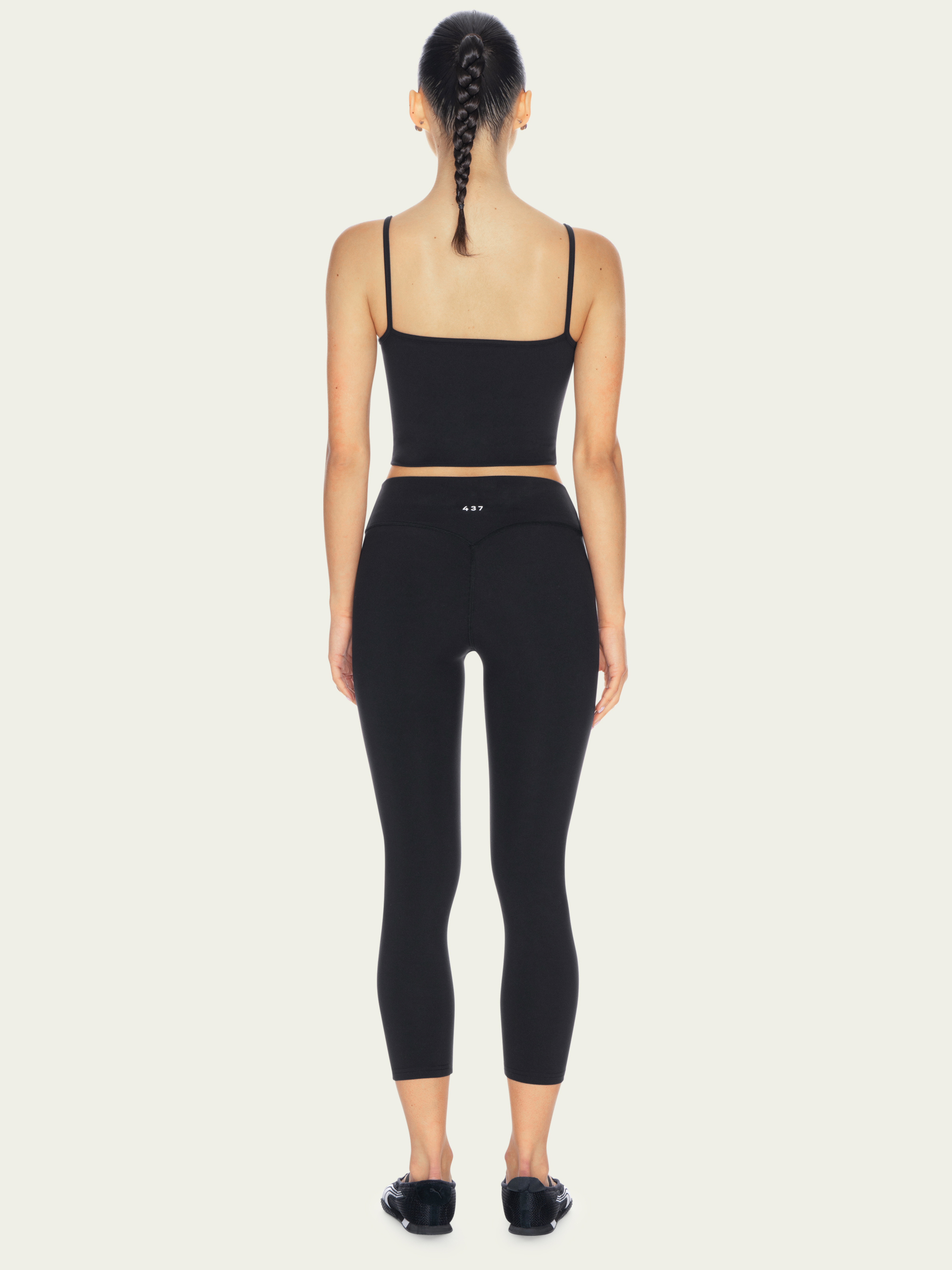 The Cropped Legging Black