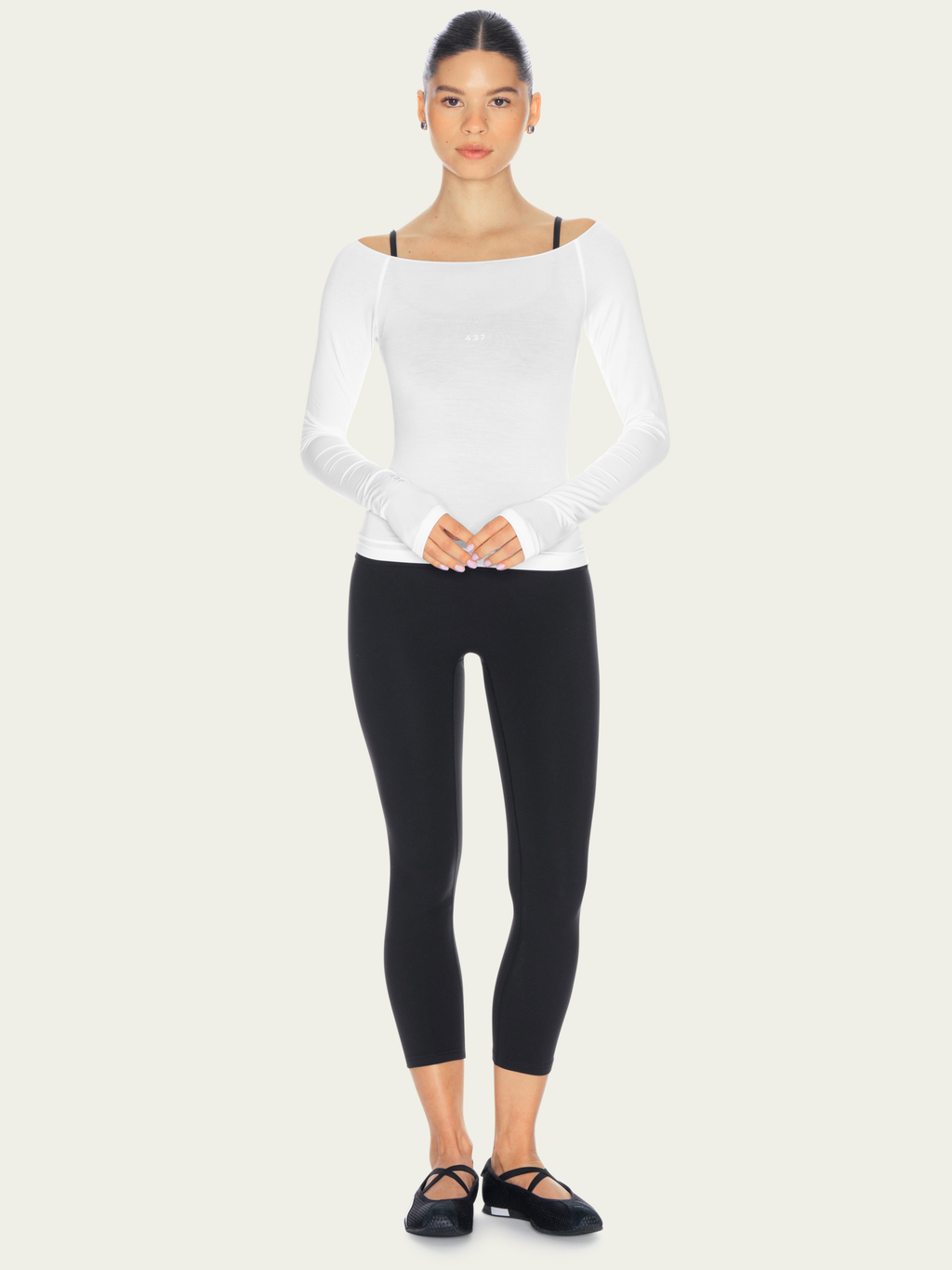 The Cropped Legging Black