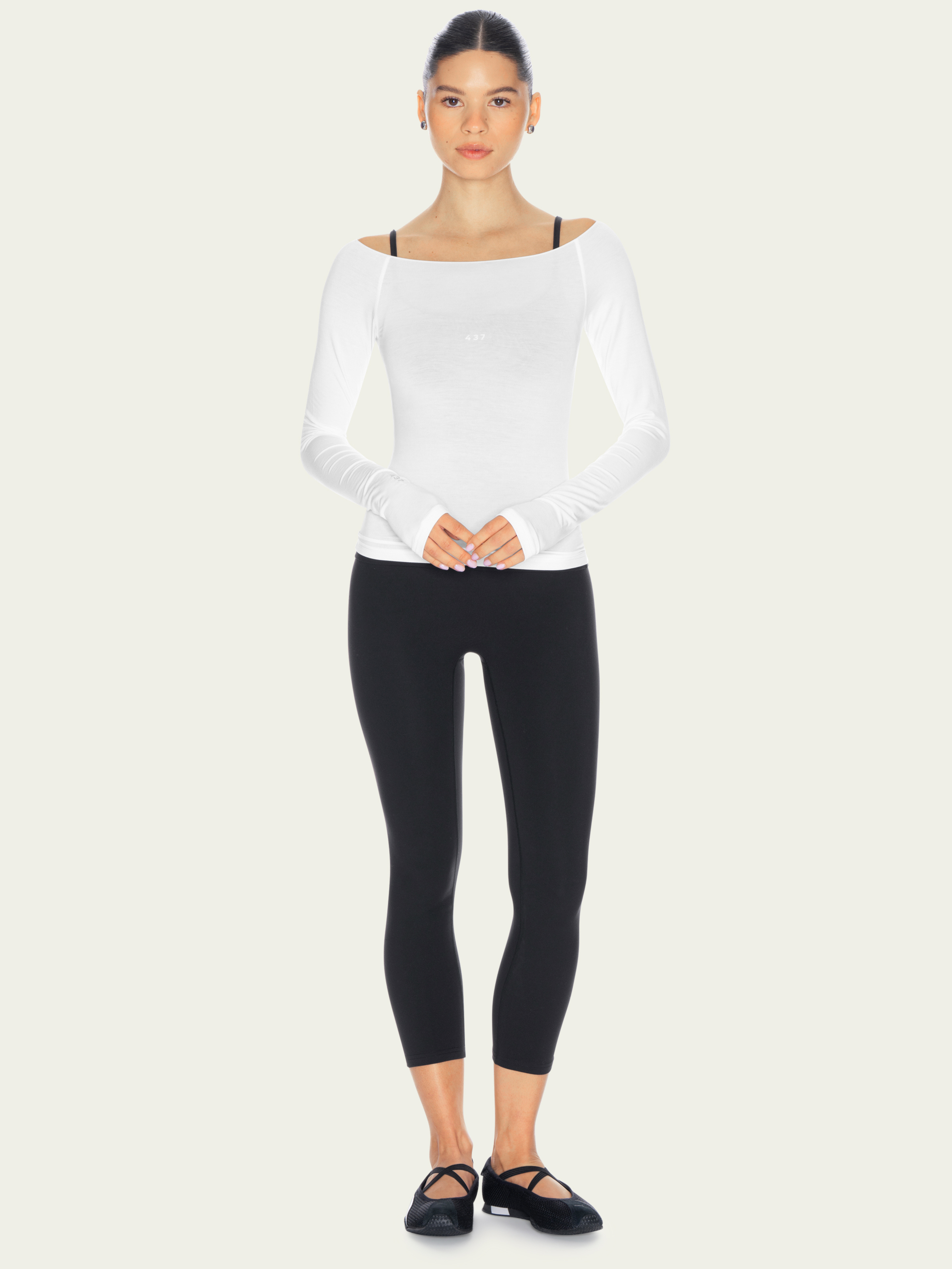 The Cropped Legging Black