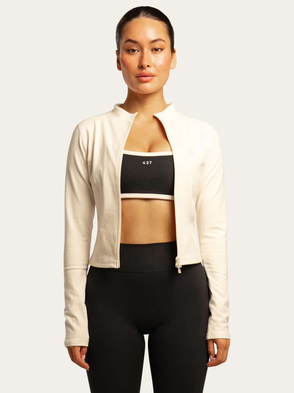 The Curve Jacket / Cream