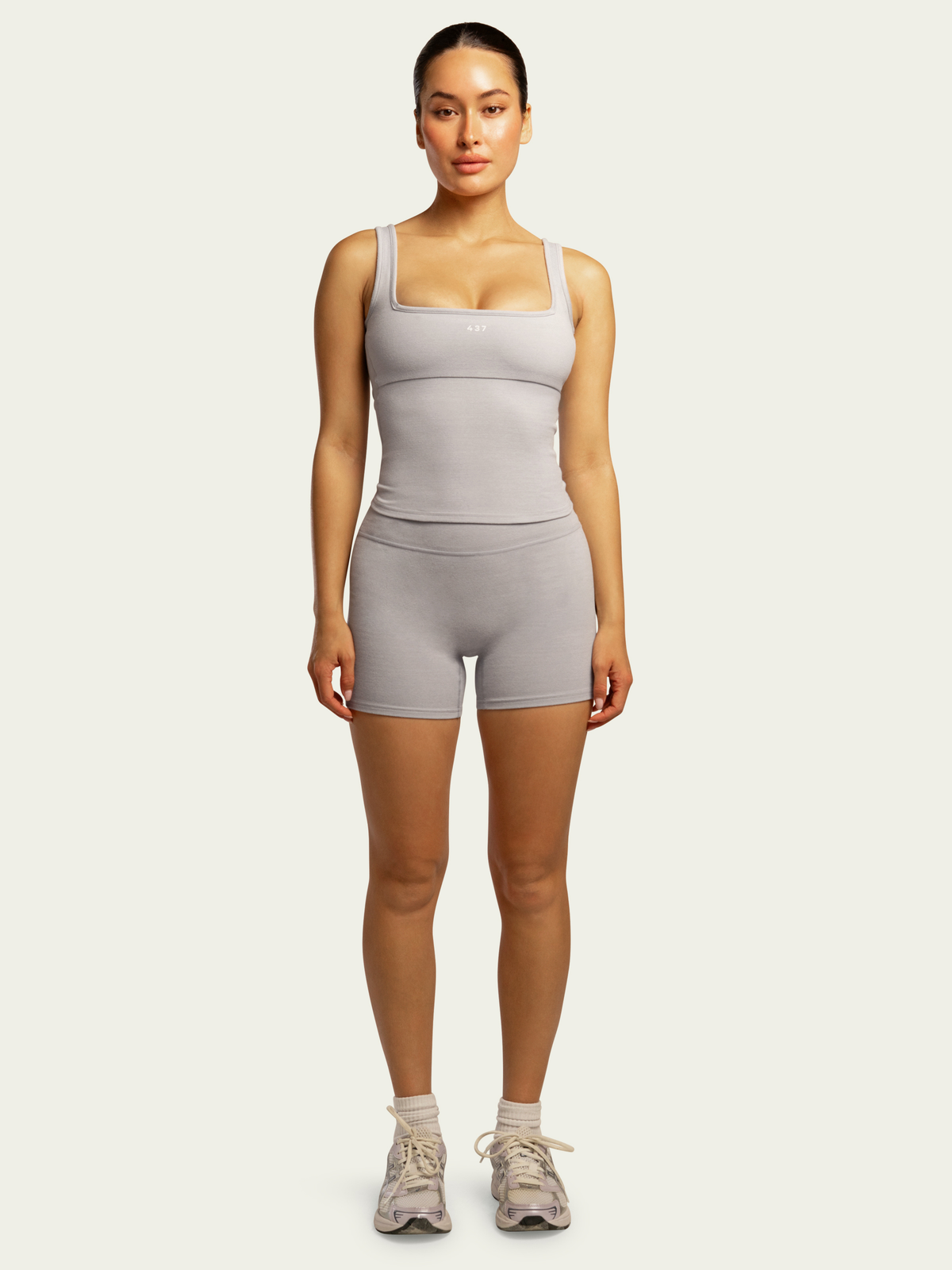 Essentials Short Heather Grey