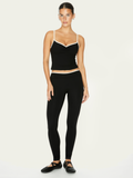 The Frame Legging Black & Cream