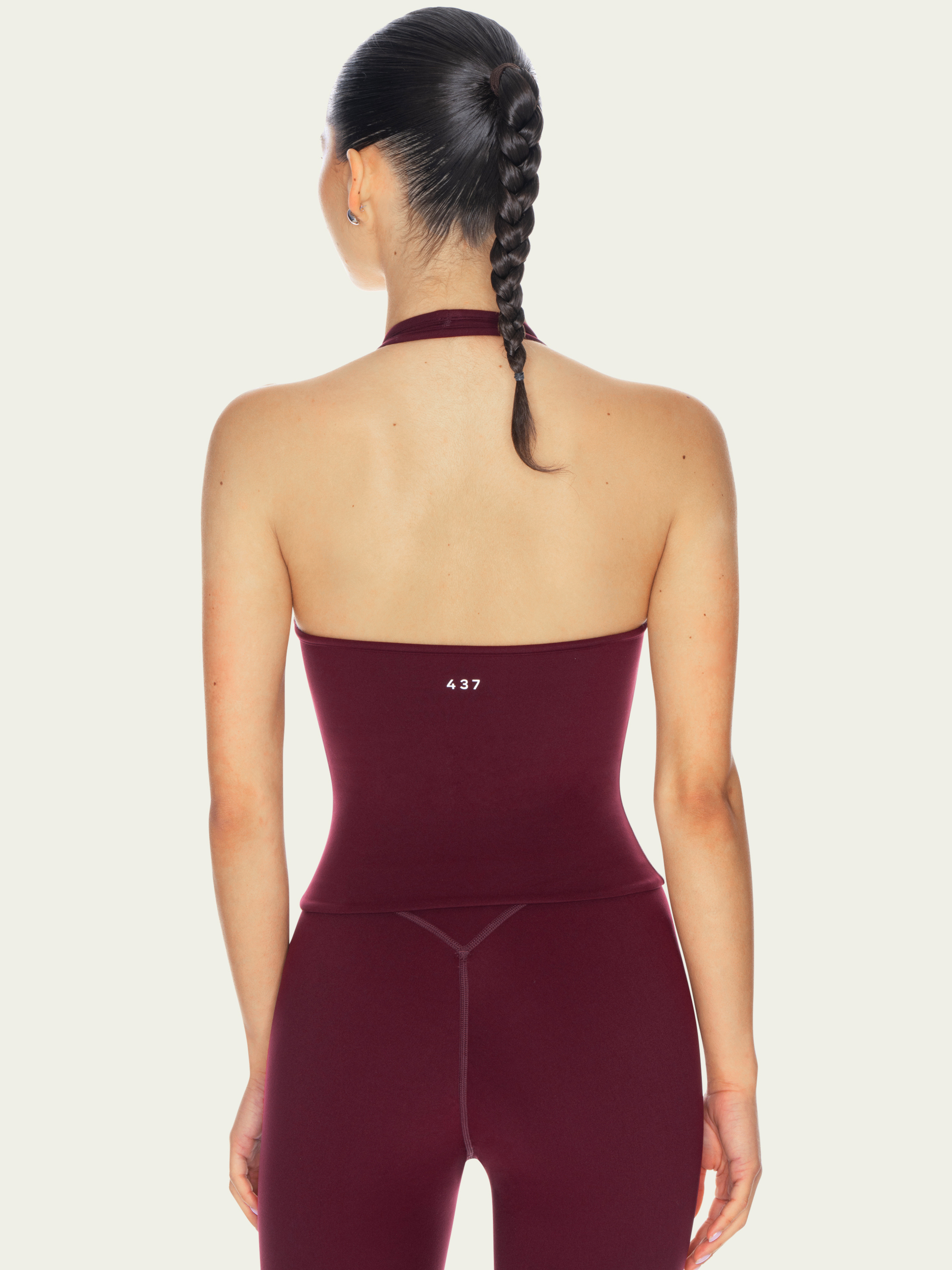 The Halter Tank Black Cherry
