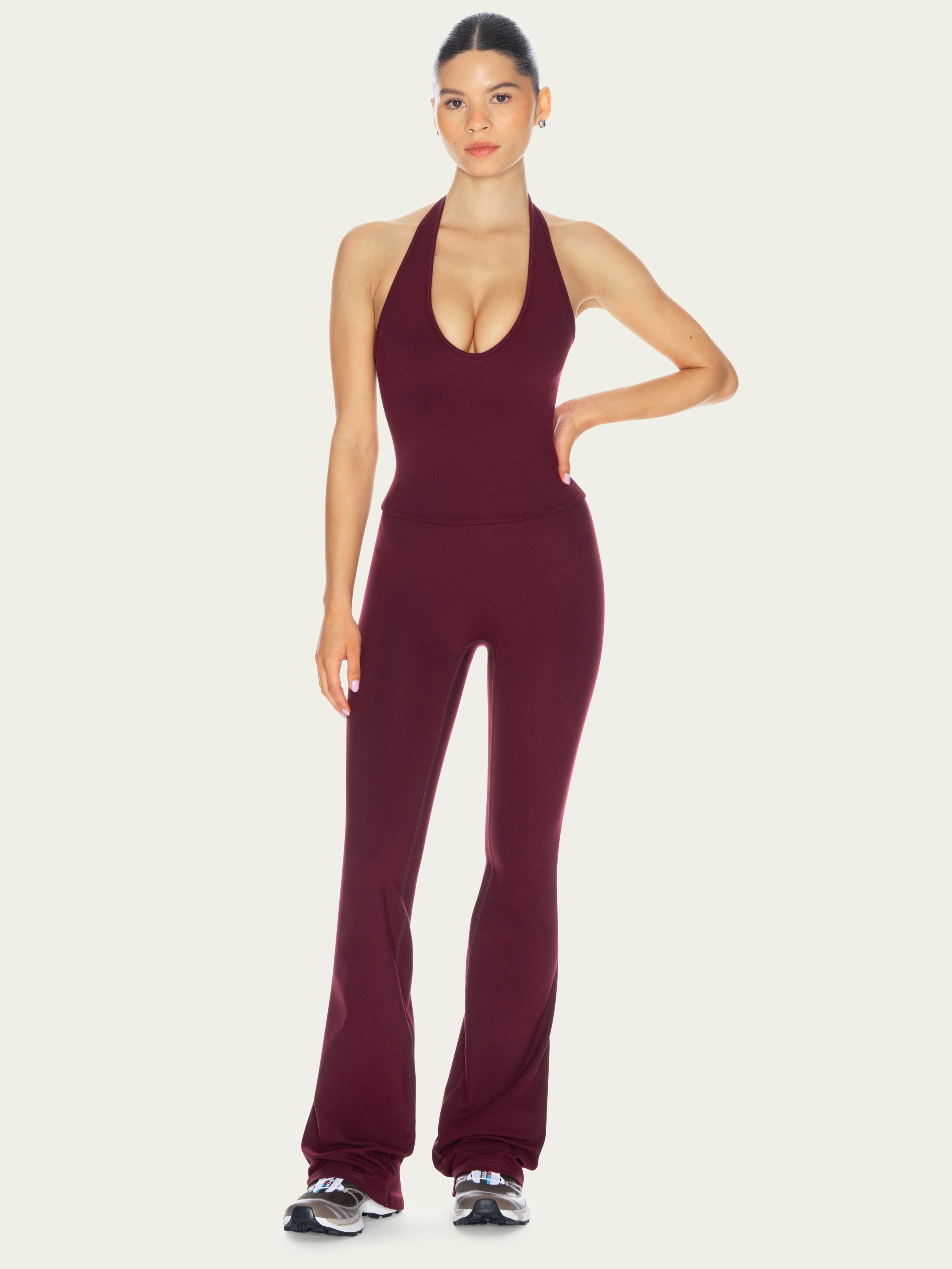 The Halter Tank Black Cherry