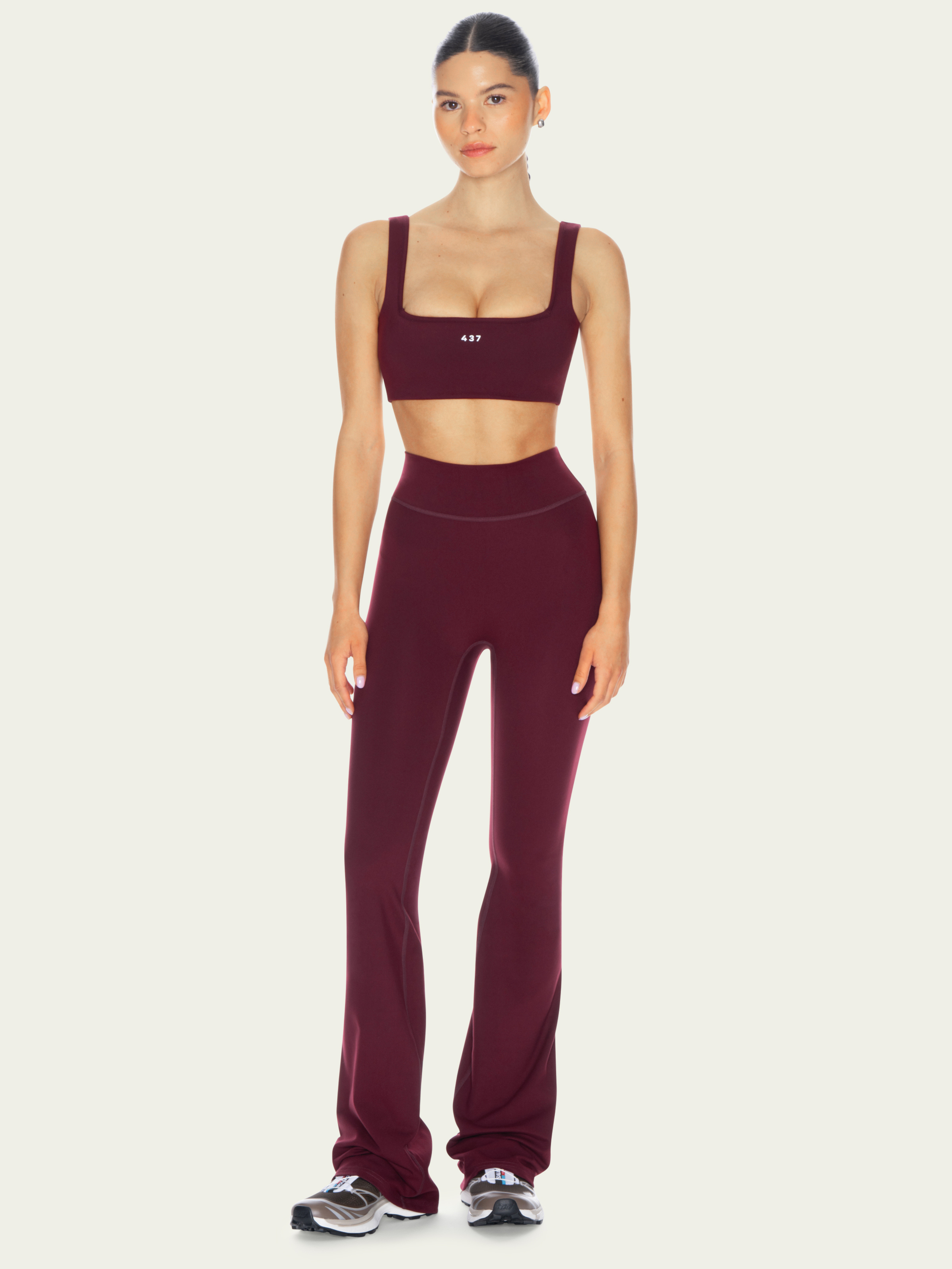 The Leisure Pant Black Cherry