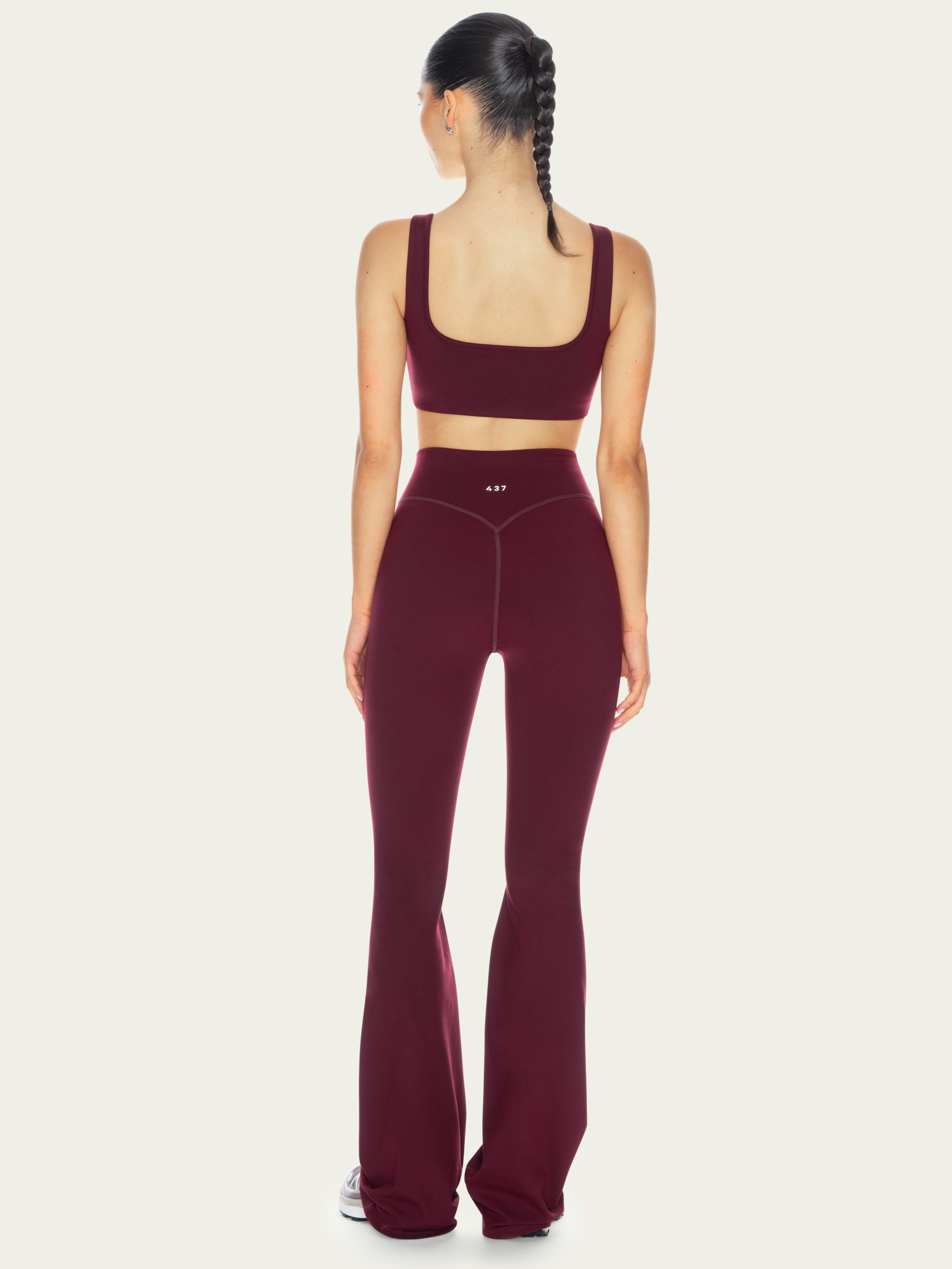 The Leisure Pant Black Cherry