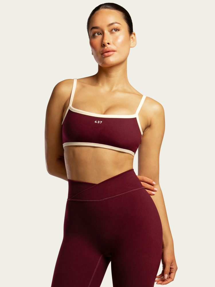 The Micro Bra / BlackCherry-Cream