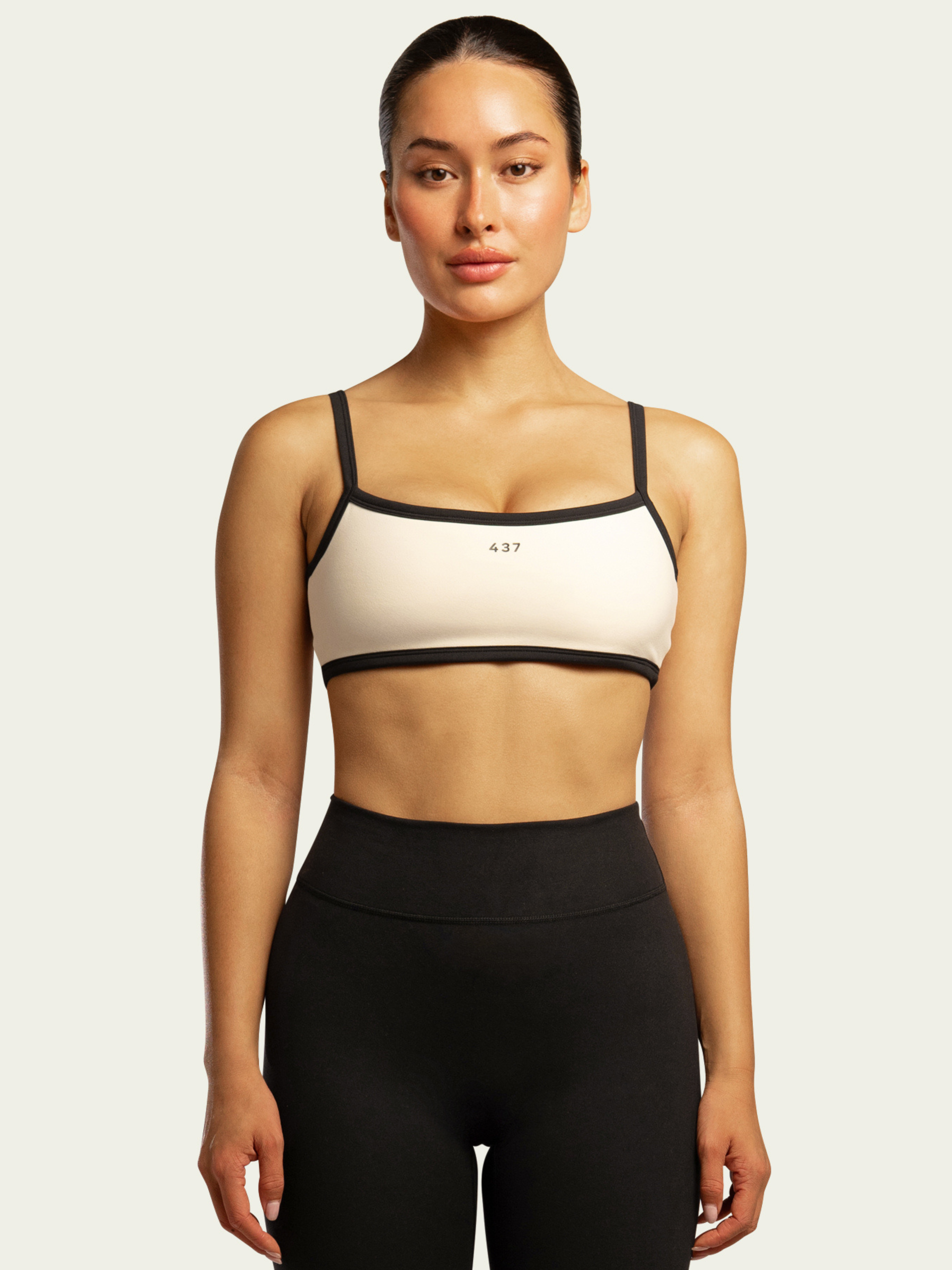 The Micro Bra / Cream-Black