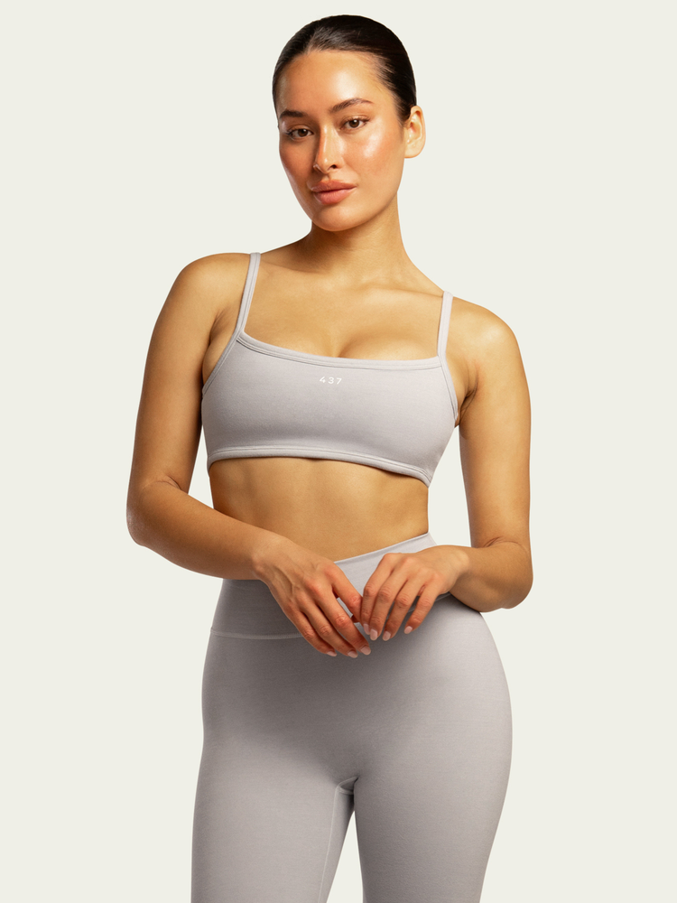 The Micro Bra / Heather-Grey