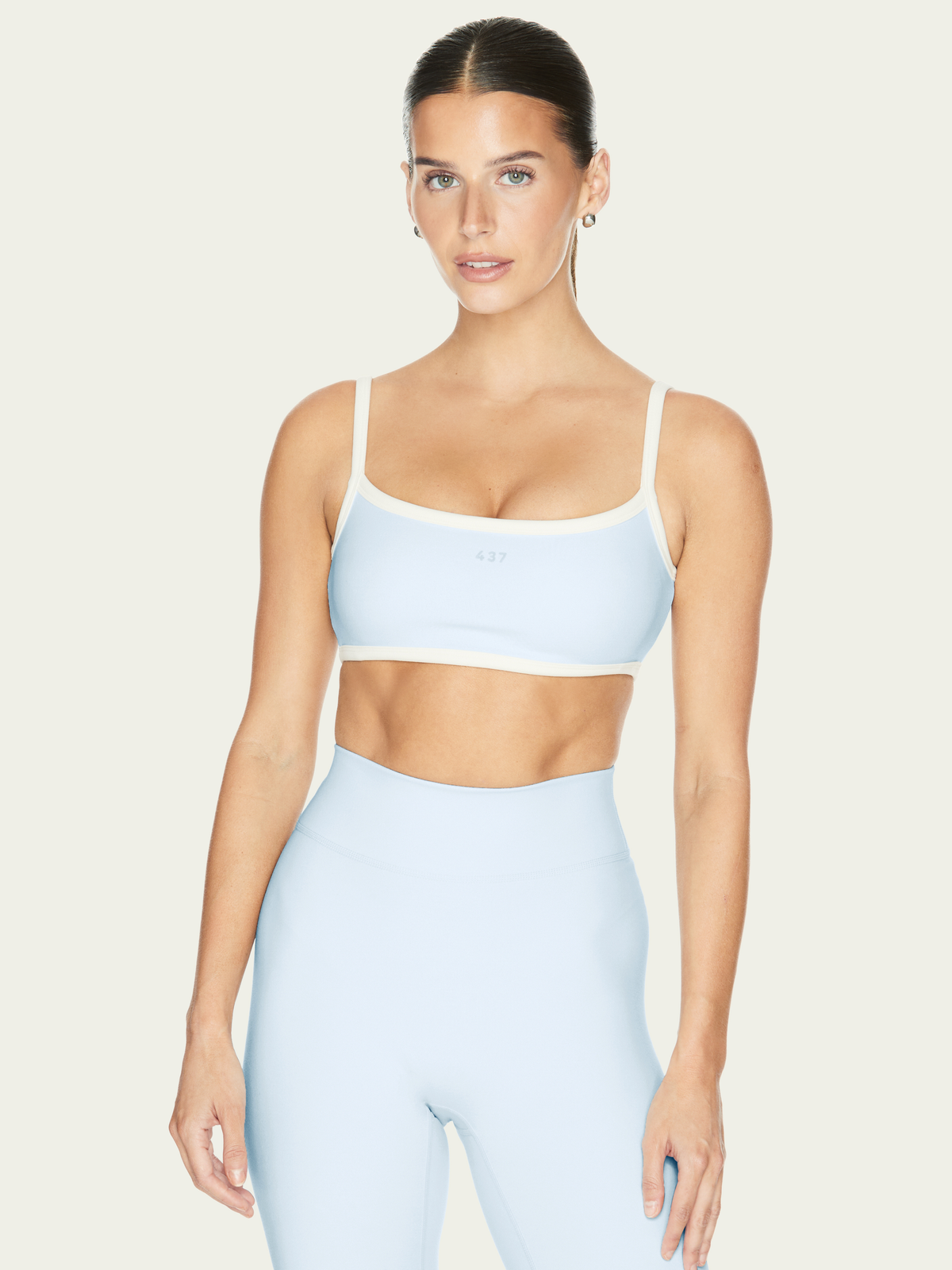The Micro Bra Ice Blue & Cream