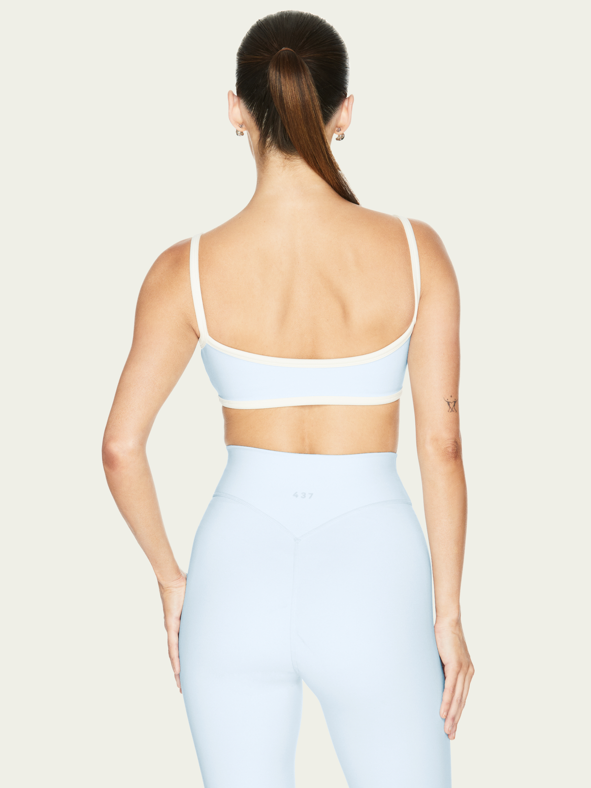 The Micro Bra Ice Blue & Cream