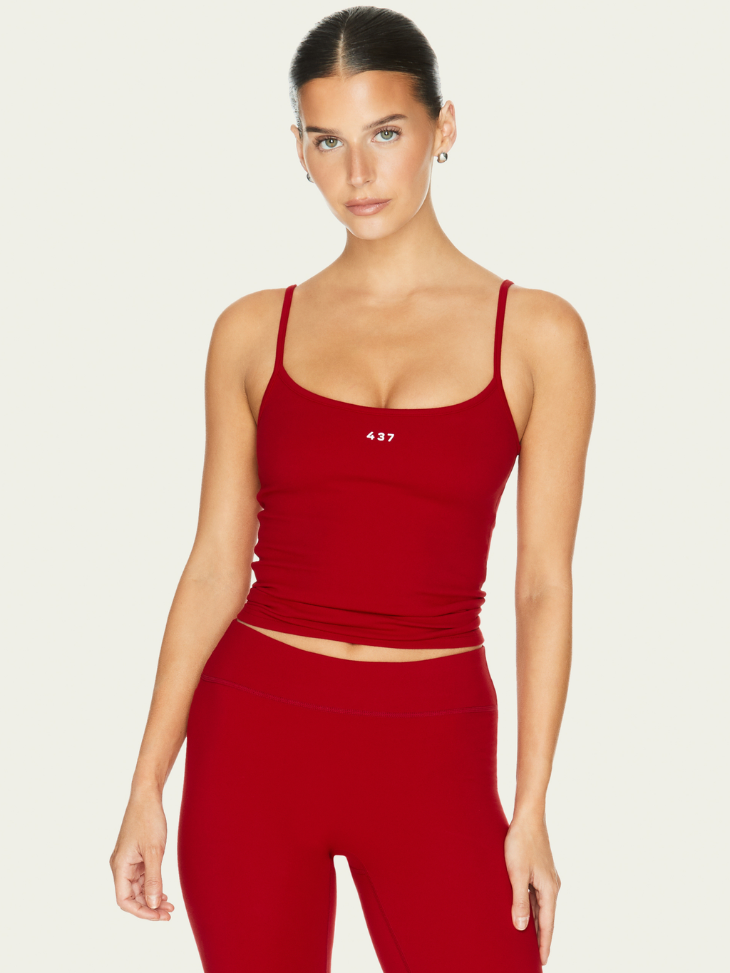 The Minimalist Tank Scarlet