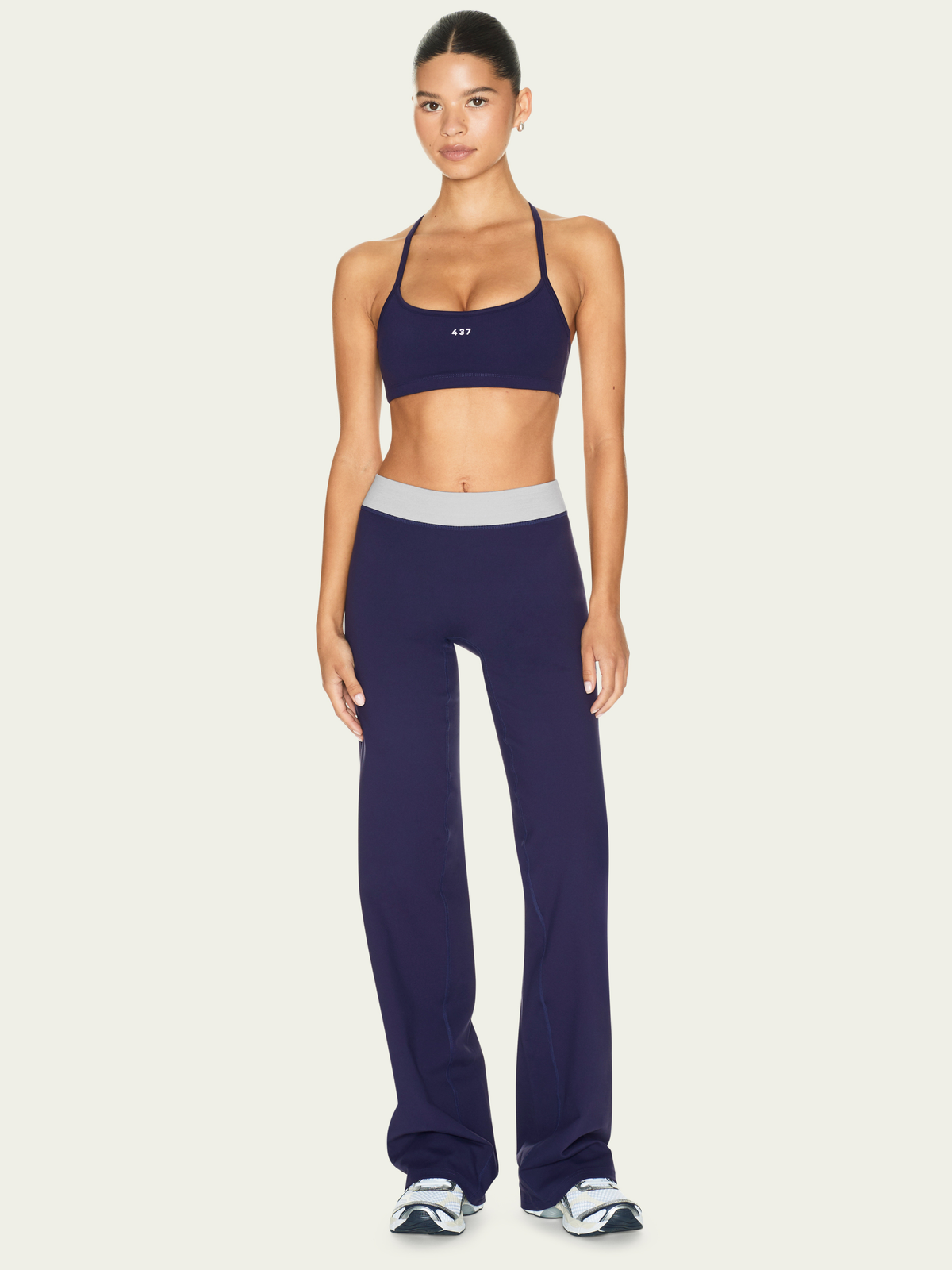 Motion Pant Navy & Heather Grey