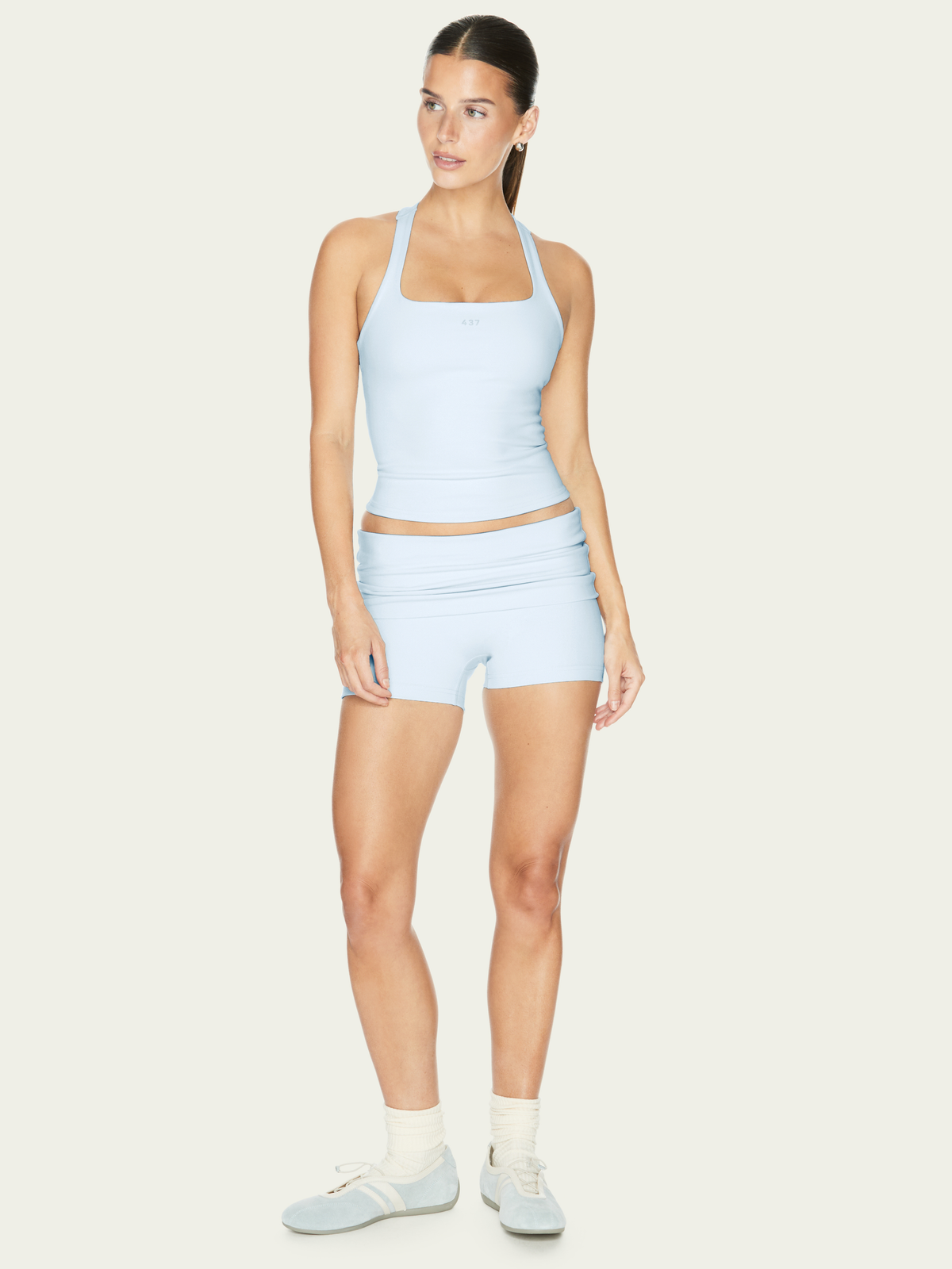 The Practice Short Ice Blue