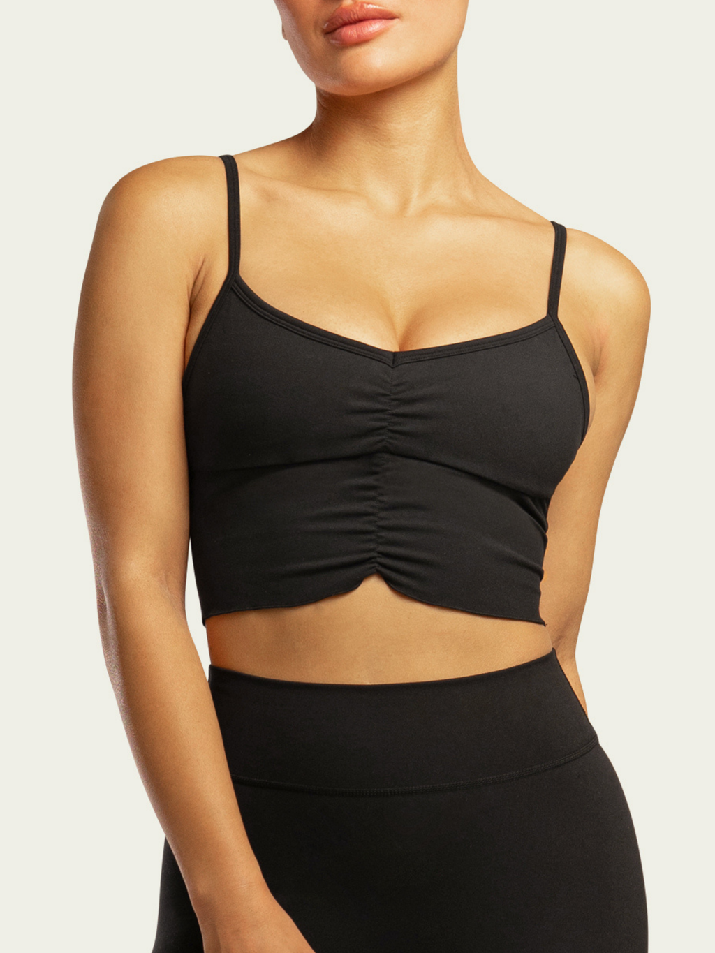 The Scrunch Bra / Black