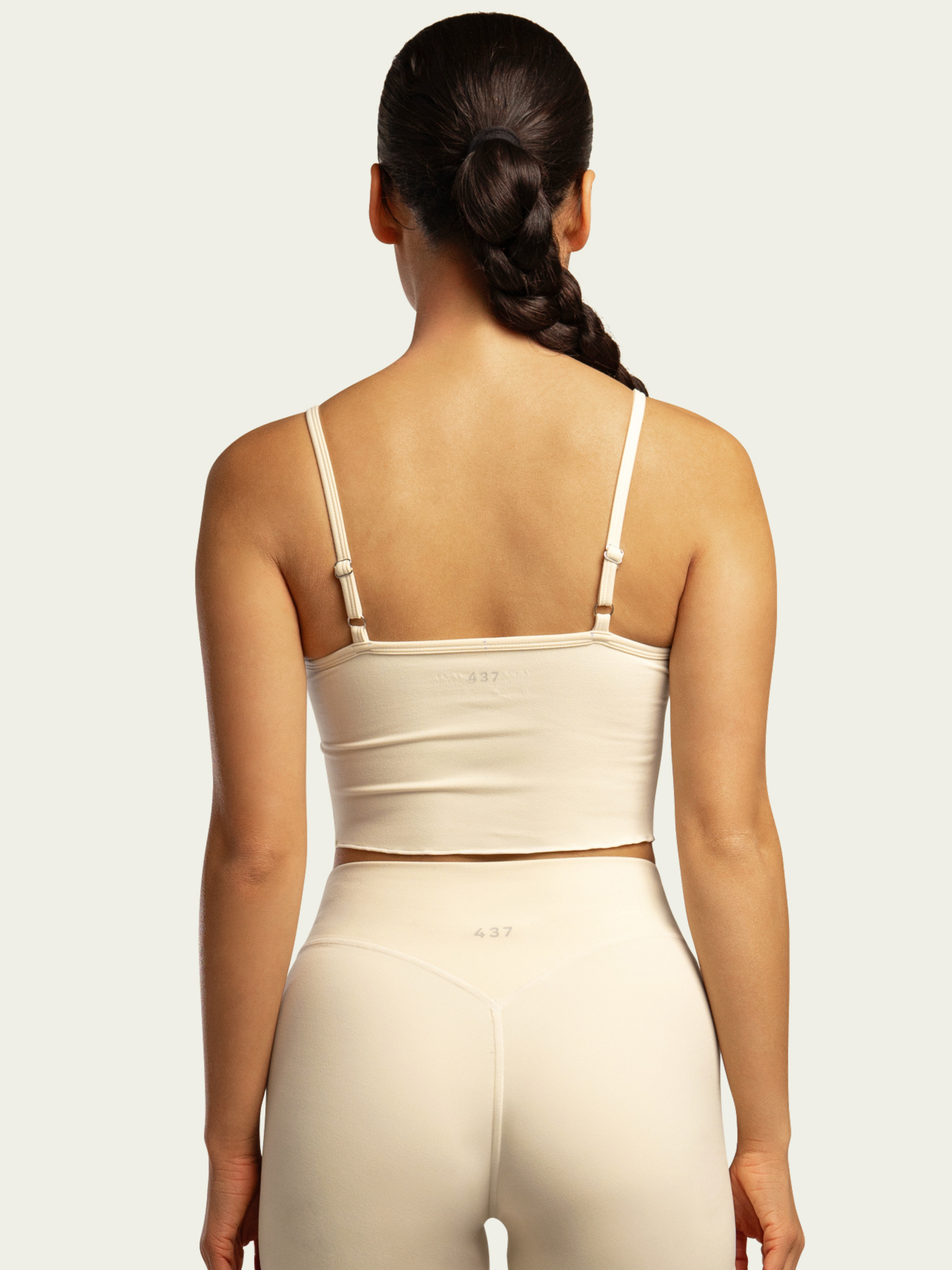 The Scrunch Bra / Cream