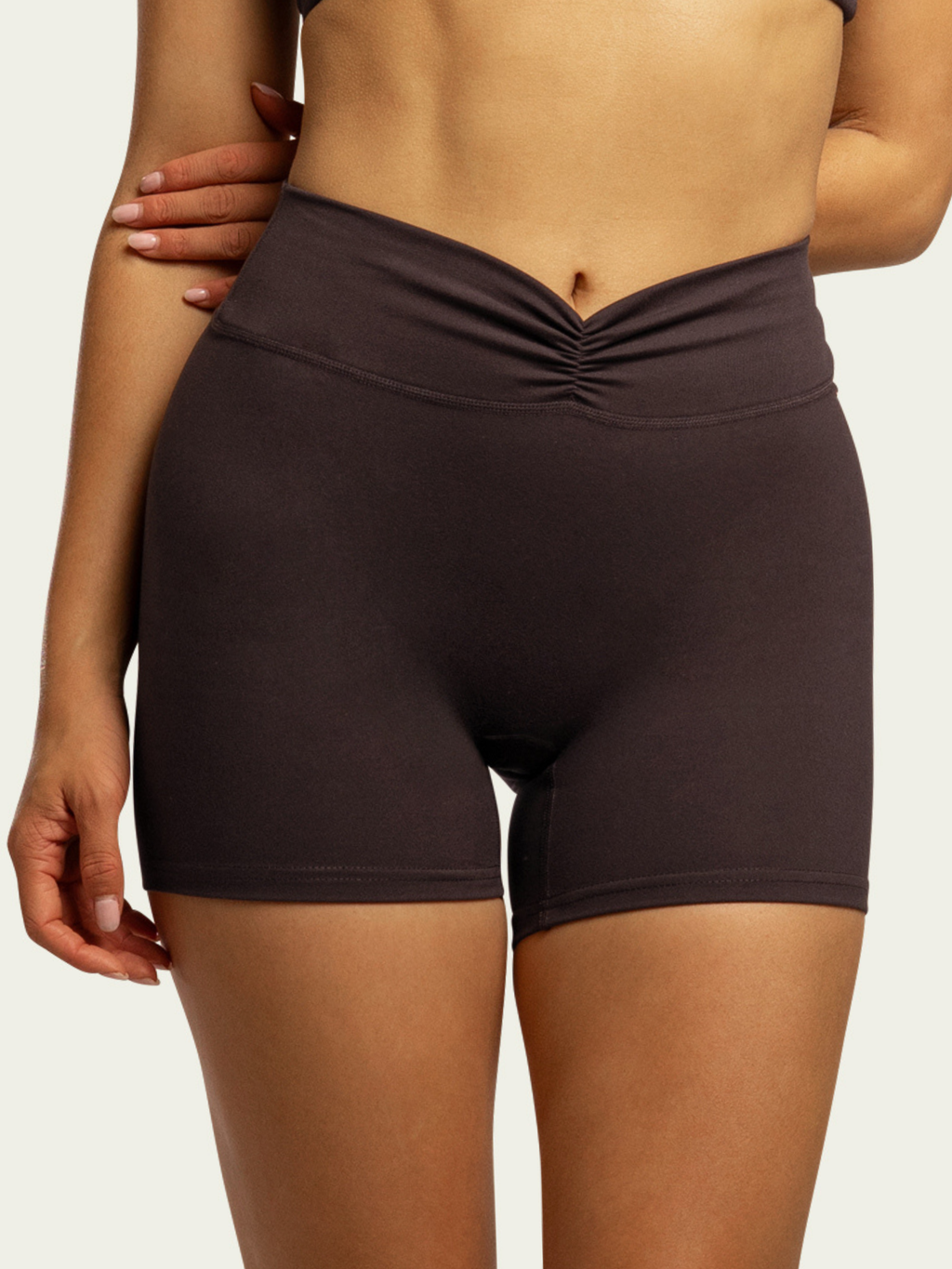 The Scrunch Short / Espresso
