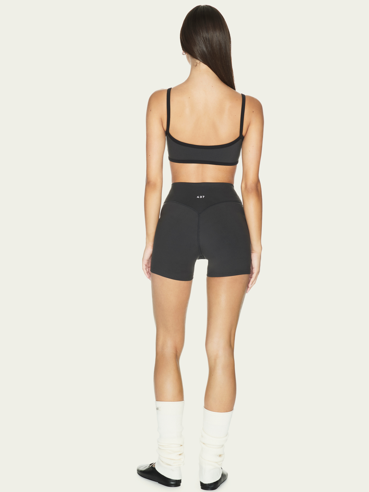 The Scrunch Short Charcoal