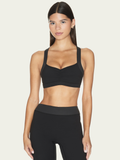 The Sculpt Bra Black & Charcoal
