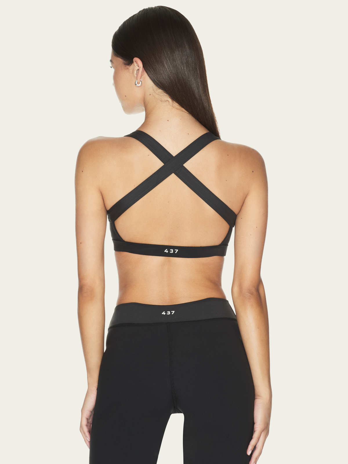 The Sculpt Bra Black & Charcoal