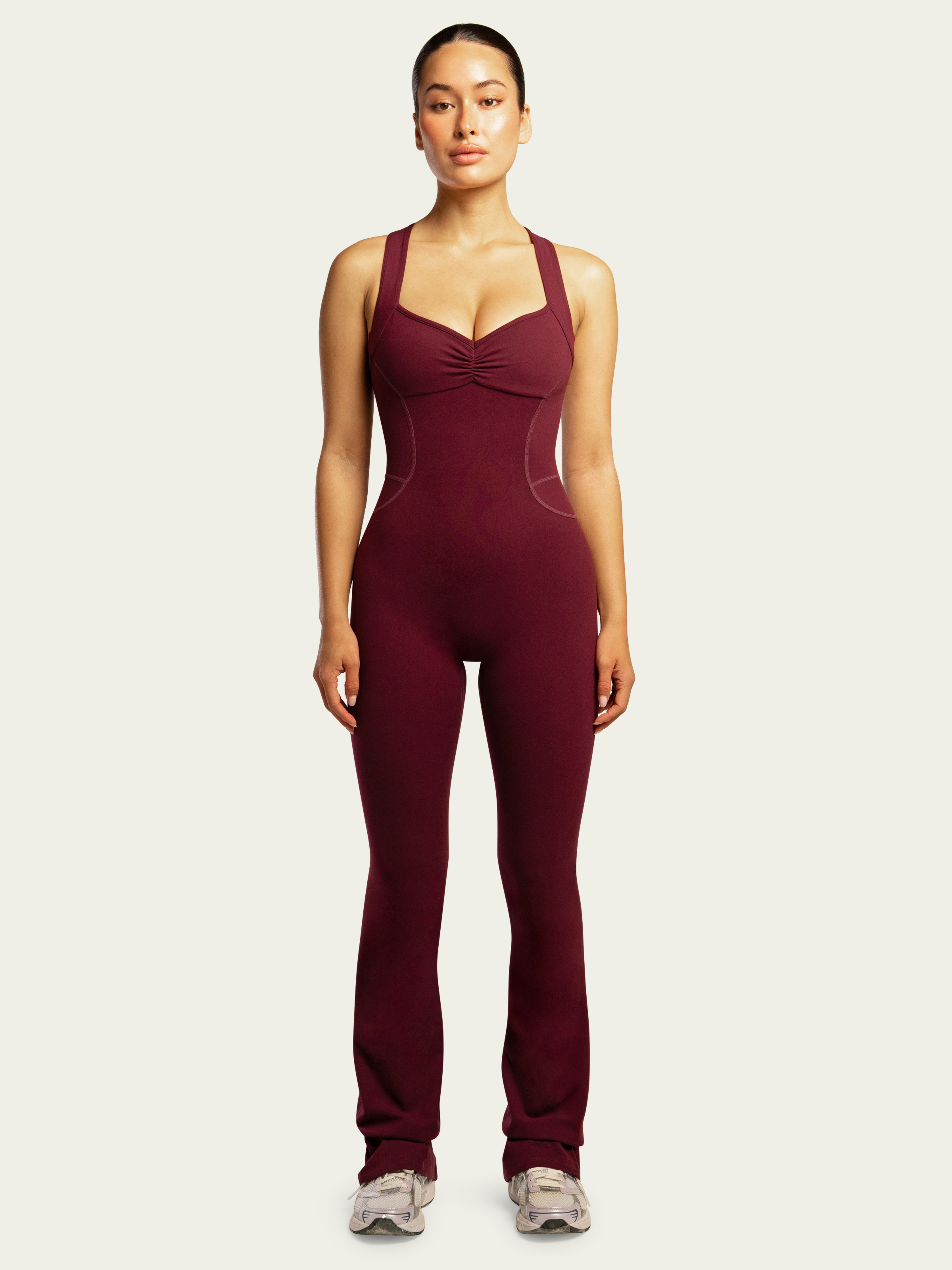The Sculpt Onesie / Black-Cherry