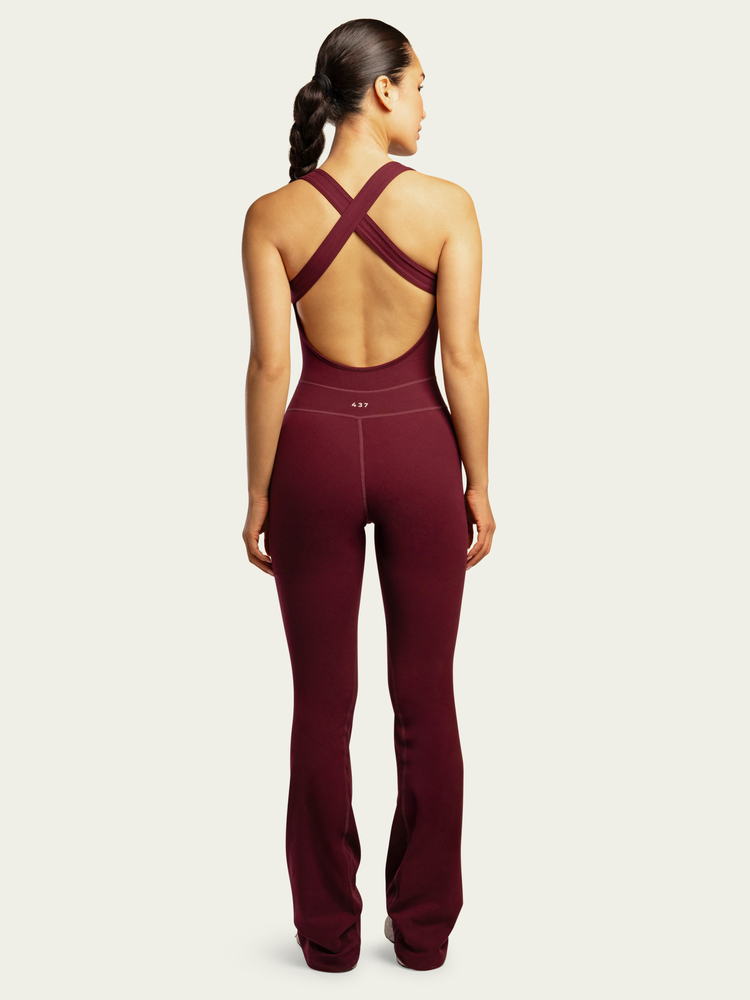 The Sculpt Onesie / Black-Cherry