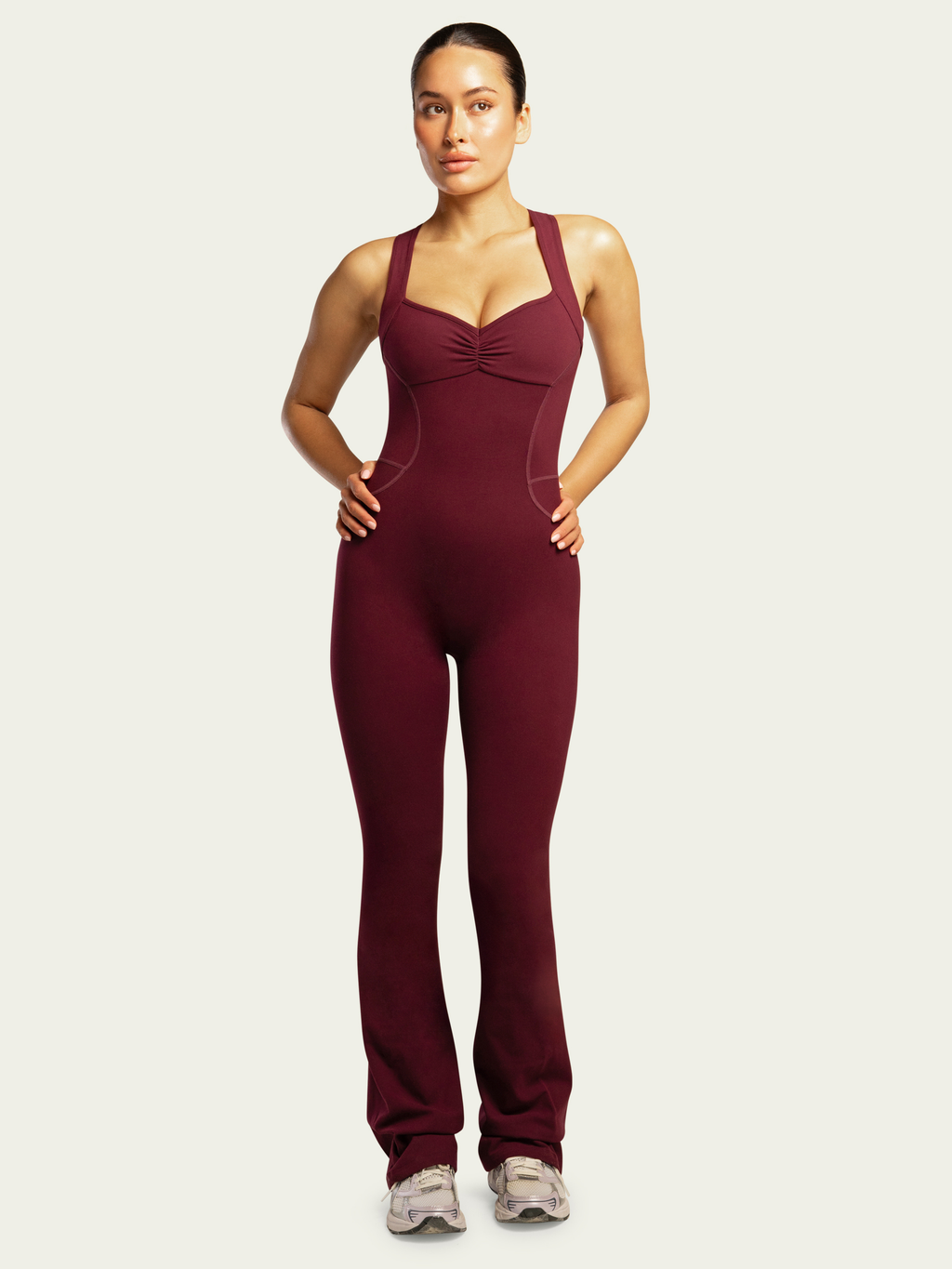 The Sculpt Onesie / Black-Cherry