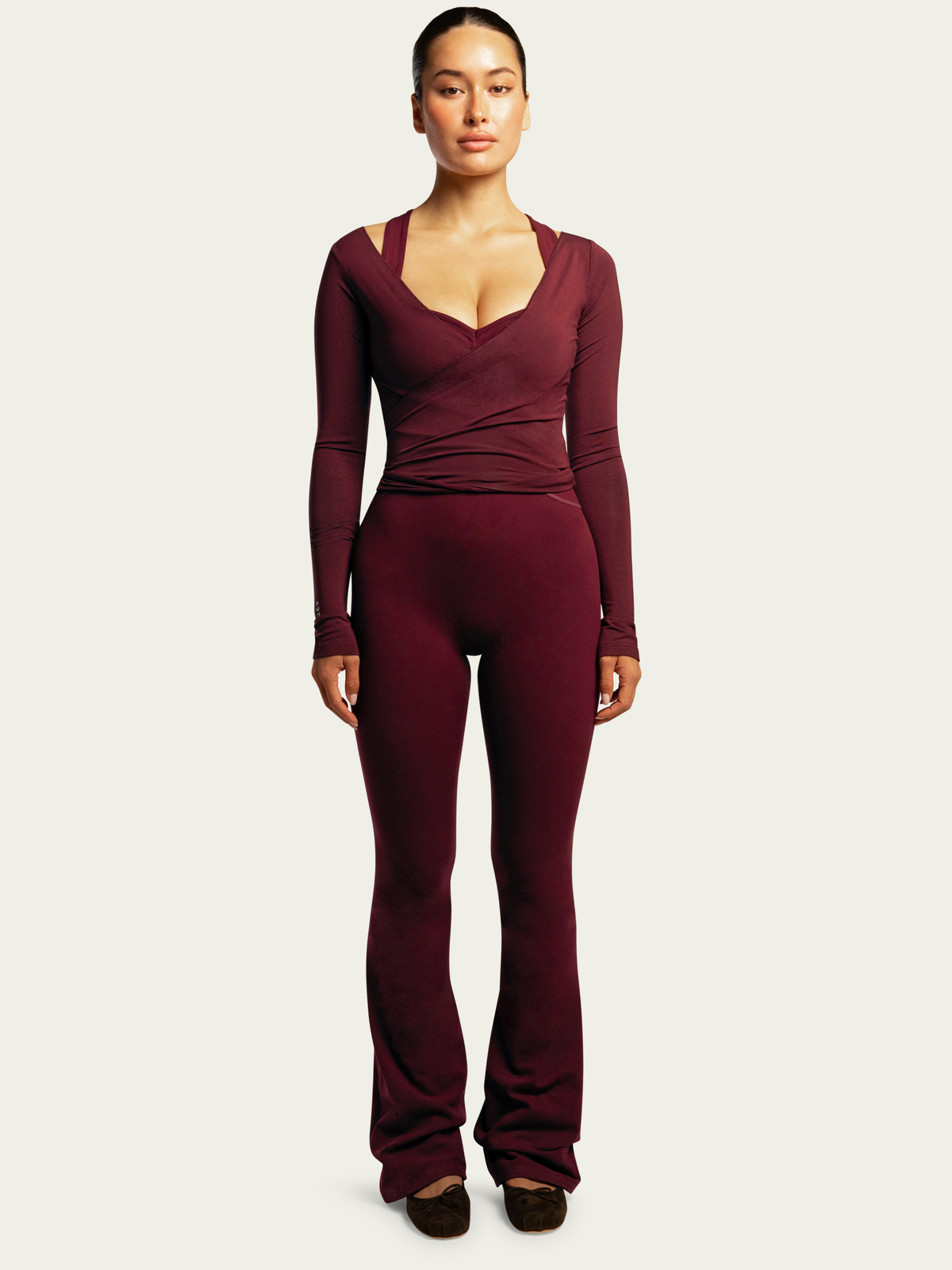 The Sculpt Onesie Black Cherry | 437