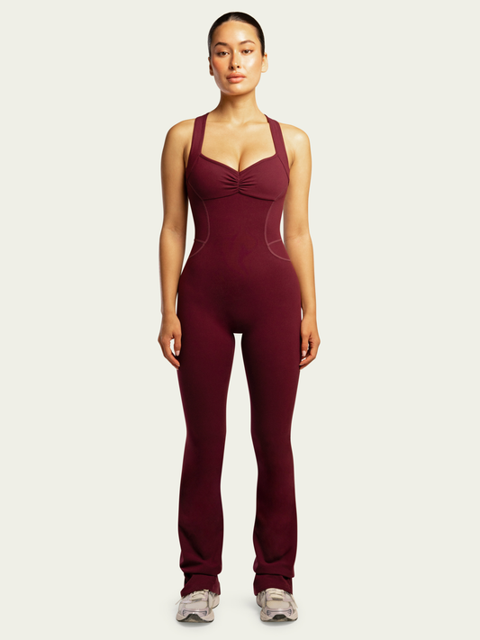 The Sculpt Onesie / Black-Cherry
