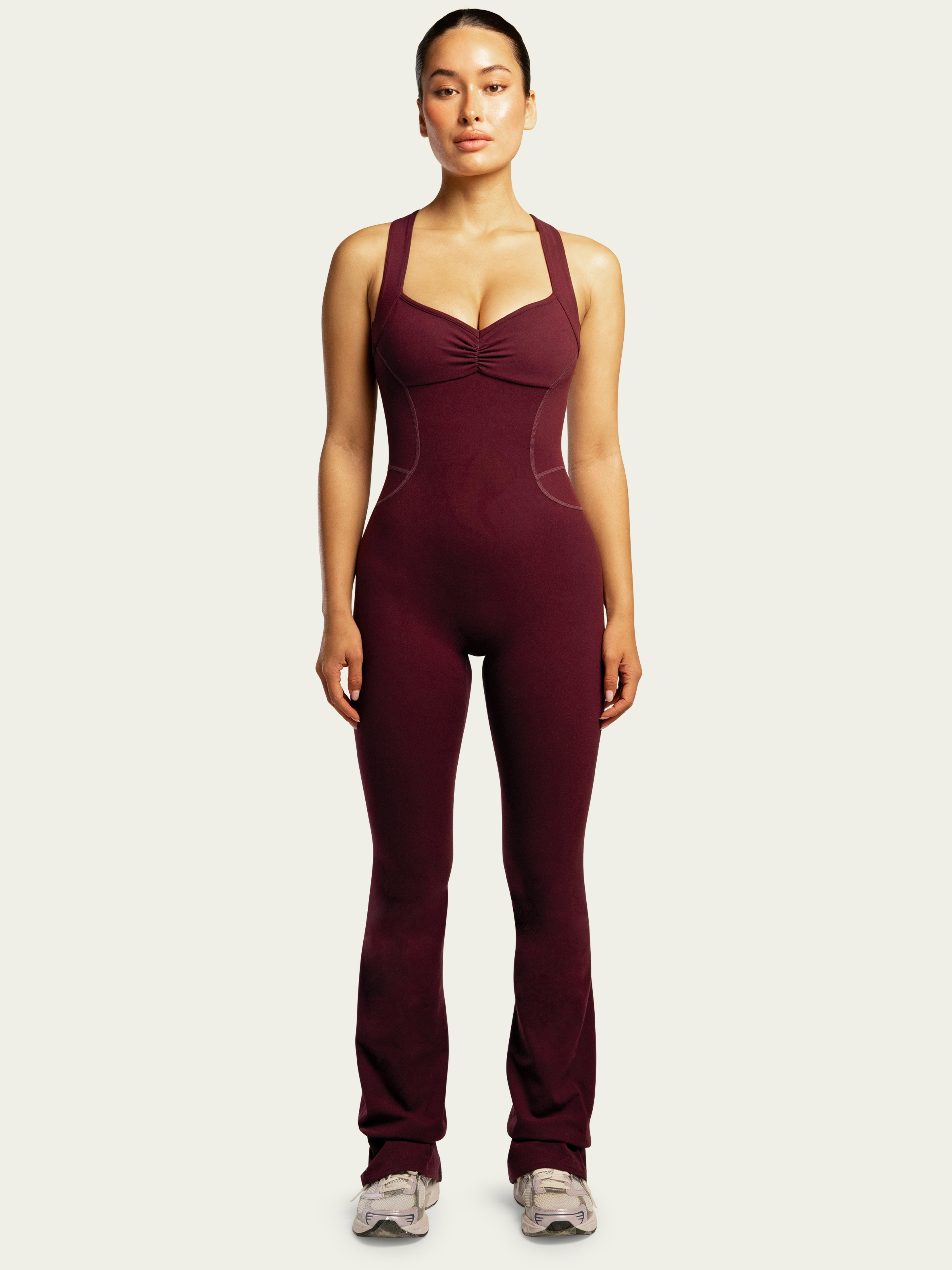 The Sculpt Onesie Black Cherry