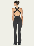 The Sculpt Onesie Charcoal & Black