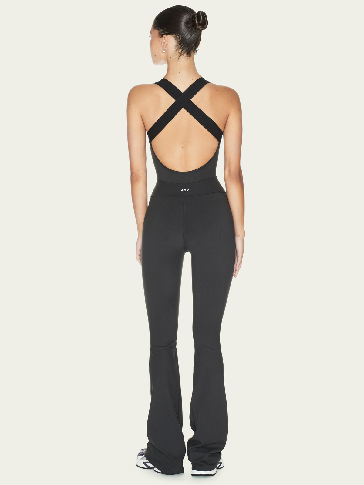 The Sculpt Onesie Charcoal & Black