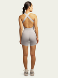 The Sculpt Shortie Heather Grey
