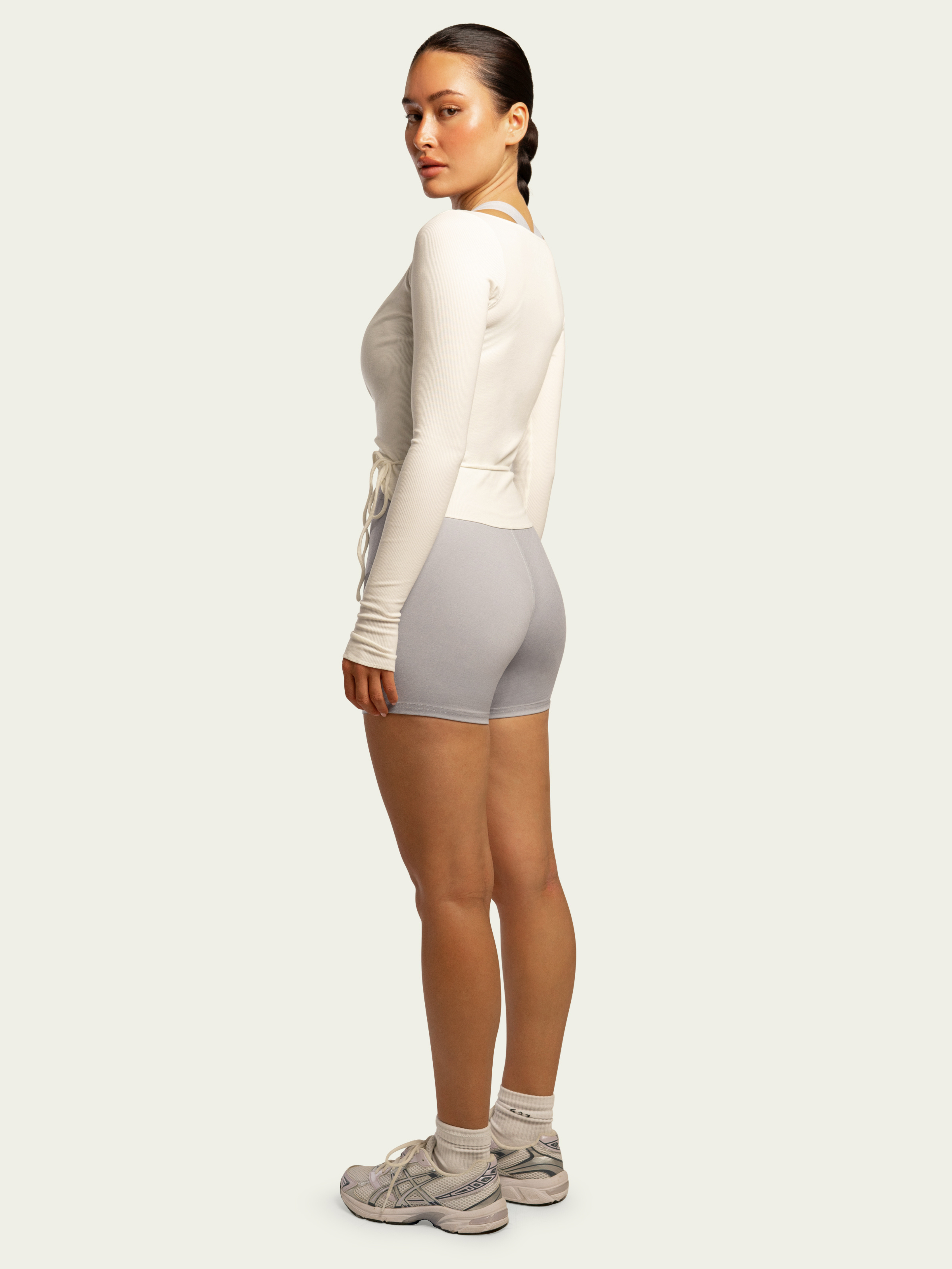 The Sculpt Shortie / Heather-Grey