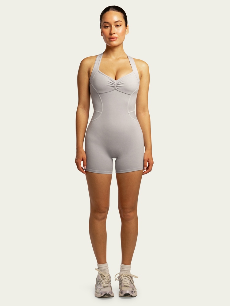 The Sculpt Shortie / Heather-Grey