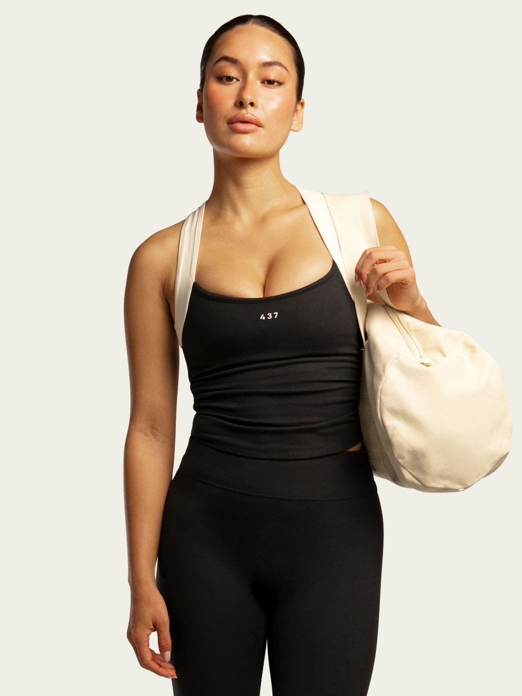 The Sculpt Tank / Black-Cream