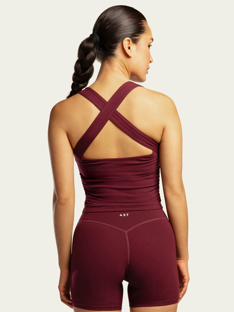 The Sculpt Tank / Black-Cherry