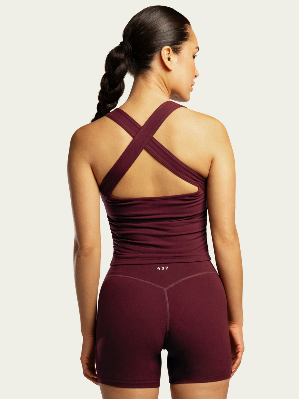 The Sculpt Tank Black Cherry