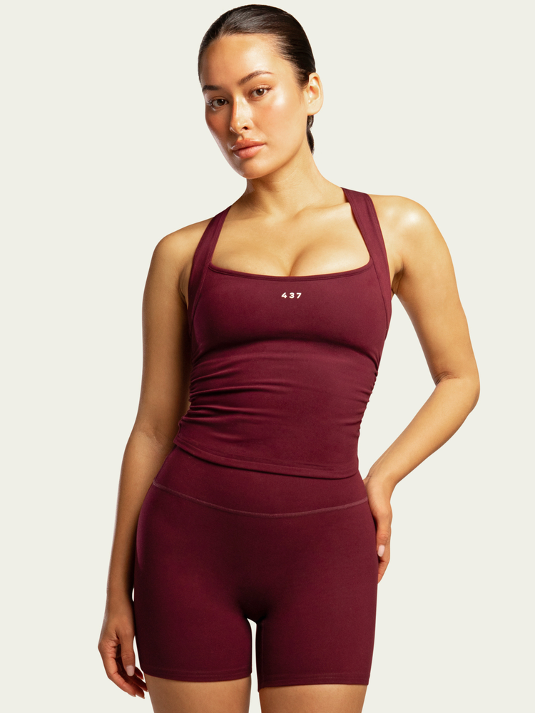 The Sculpt Tank / Black-Cherry