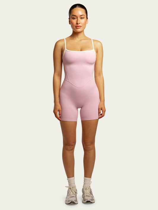 The Shorts Onesie / Parfait-Cream